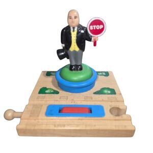 Vintage 2003 Thomas the Train Stop & Go Track Wooden Replacement Pieces 14pc